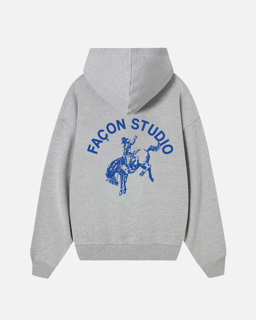 MI VIDA ES UN RODEO HOODIE GREY